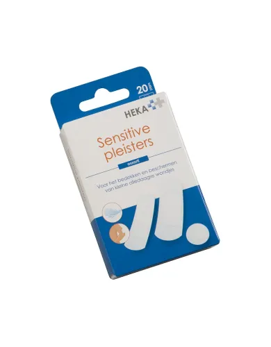 HEKA Assortiment pleisters Sensitive (20 stuks) verpakking